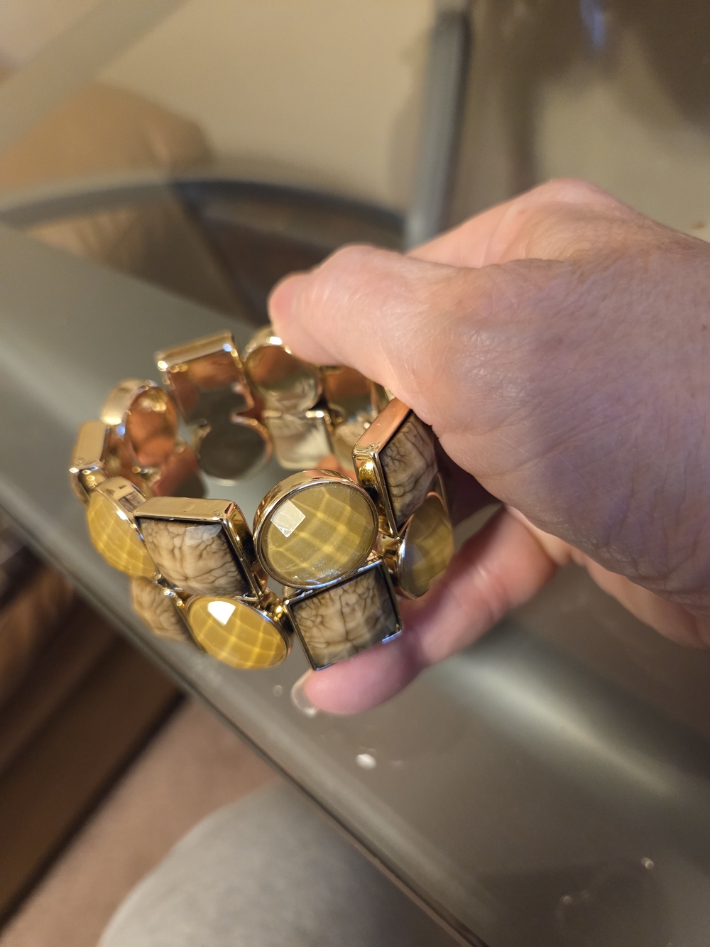 Stone Stretch Bracelet NWOT